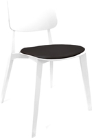 Стул Sheffilton SHT-S110-CN1 (белый/черный) - фото