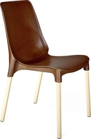 Стул Sheffilton SHT-S75 (коричневый/ваниль) - фото