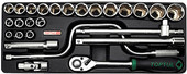Набор торцевых головок Toptul GCAT2604 26 предметов - фото