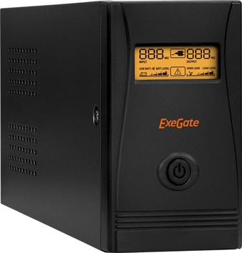 Источник бесперебойного питания ExeGate SpecialPro Smart LLB-600.LCD.AVR.EURO.RJ.USB - фото