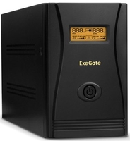 Источник бесперебойного питания ExeGate SpecialPro Smart LLB-1000.LCD.AVR.C13.RJ.USB - фото