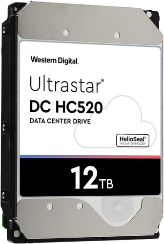 Жесткий диск WD Ultrastar DC HC520 512e ISE 12TB HUH721212ALE600 - фото