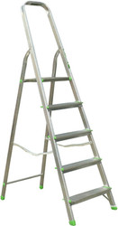 Лестница-стремянка Алюмет алюминиевая AM704 - фото