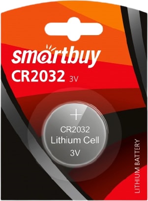 Батарейки SmartBuy Lithium CR2032 1 шт. SBBL-2032-1B - фото