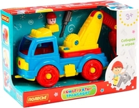 Конструктор Полесье 84828 Автомобиль-эвакуатор - фото