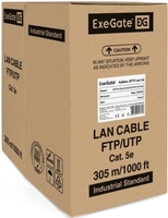 Кабель ExeGate SFTP4-C5e-CU-S24-IN-PVC-GY-305 SFTP - фото