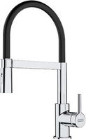 Смеситель Franke Lina Semi-pro 115.0626.085 (хром/черный) - фото