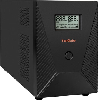 Источник бесперебойного питания ExeGate SpecialPro Smart LLB-3000.LCD.AVR.C13.RJ.USB - фото