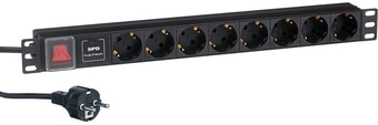 Блок розеток ExeGate ServerPro PDU-19H807 Al-8S-EU2-SW-SPD1 - фото