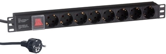 Блок розеток ExeGate ServerPro PDU-19H805 Al-8S-EU3CU-SW - фото