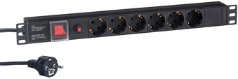 Блок розеток ExeGate ServerPro PDU-19H606 Al-6S-EU2CU-SW-O - фото