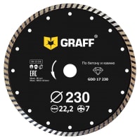Отрезной диск алмазный GRAFF 17230 - фото