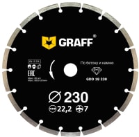 Отрезной диск алмазный GRAFF 18230 - фото