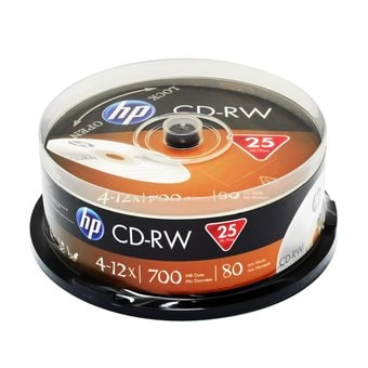CD-RW диск HP 700Mb 12x HP CakeBox 25 шт. 69313 - фото
