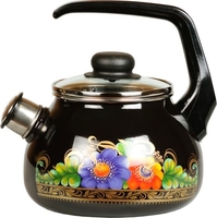 Чайник со свистком СтальЭмаль Вологда 4с210я - фото