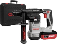 Перфоратор Crown CT28001HX-4 BMC (с 2-мя АКБ 4 Ah) - фото