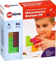 Конструктор On Time 45023 Магнитные фигуры 3D - фото