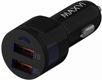 Автомобильное зарядное Maxvi CCM-522 (черный) - фото