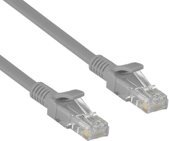 Кабель ExeGate UTP-RJ45-RJ45-C6-2M-GY - фото