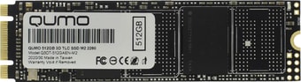 SSD QUMO Novation 3D TLC 512GB Q3DT-512GAEN-M2 - фото