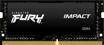 Оперативная память Kingston FURY Impact 32GB DDR4 SODIMM PC4-25600 KF432S20IB/32 - фото