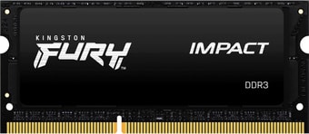 Оперативная память Kingston FURY Impact 8GB DDR3 SODIMM PC3-14900 KF318LS11IB/8 - фото