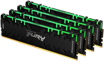 Оперативная память Kingston FURY Renegade RGB 4x8GB DDR4 PC4-28800 KF436C16RBAK4/32 - фото