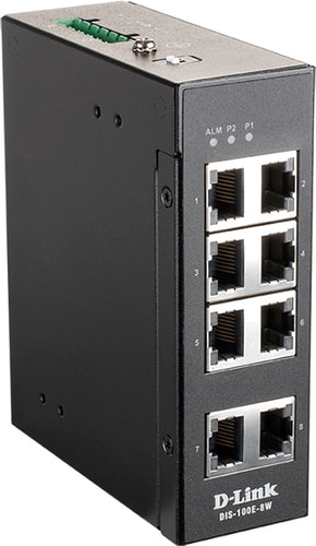 Неуправляемый коммутатор D-Link DIS-100E-8W/A1A - фото