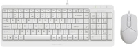 Клавиатура + мышь A4Tech Fstyler F1512 (белый) - фото