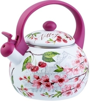 Чайник со свистком Appetite Ирисы FT7-VI - фото