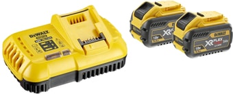 Аккумулятор с зарядным устройством DeWalt DCB118X2 (18В/9 Ah + 14.4-18В) - фото