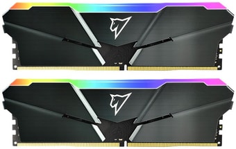 Оперативная память Netac Shadow RGB 2x8GB DDR4 PC4-25600 NTSRD4P32DP-16E - фото