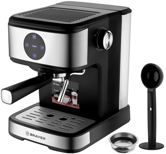 Рожковая помповая кофеварка Brayer BR1105 - фото