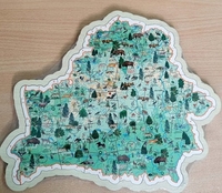 Пазл Белкартография Животный и растительный мир Беларуси 3D (деревянный) - фото