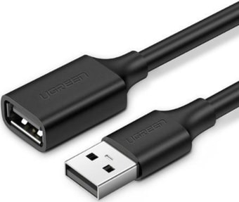 Удлинитель Ugreen US103 USB Type-A - USB Type-A (5 м, черный) - фото