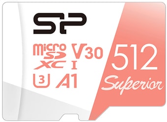 Карта памяти Silicon-Power Superior A1 microSDXC SP512GBSTXDV3V20 512GB - фото