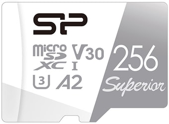 Карта памяти Silicon-Power Superior microSDXC sp256gbstxda2v20 256GB - фото