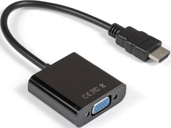 Адаптер ExeGate HDMI - VGA EX-HDMIM-VGAF-0.15 (0.15 м, черный) - фото