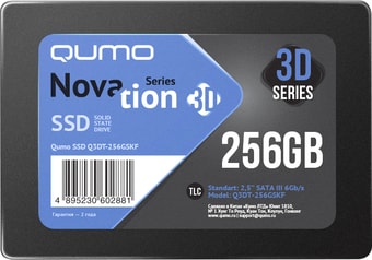 SSD QUMO Novation 3D TLC 256GB Q3DT-256GSKF - фото