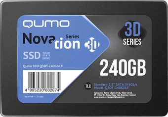 SSD QUMO Novation 3D TLC 240GB Q3DT-240GSKF - фото