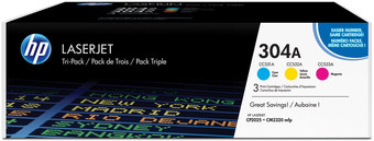 Картридж HP 304A 3-pack (CF372AM) - фото