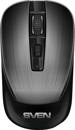 Мышь SVEN RX-380W (серый металлик) - фото
