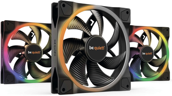 Набор вентиляторов be quiet! Light Wings 140mm PWM Triple Pack BL078 - фото