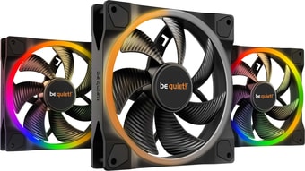 Набор вентиляторов be quiet! Light Wings 140mm PWM high-speed Triple Pack BL079 - фото