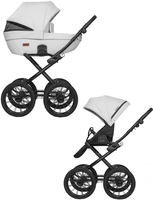 Универсальная коляска Riko Basic Aicon Ecco Prestige (2 в 1, 02/белый) - фото