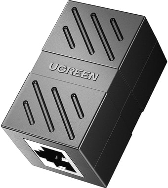 Коннектор-соединитель Ugreen NW114 20390 RJ-45 - RJ-45 (1 шт., черный) - фото