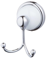 Крючок для ванны Bisk 06911 (хром/белый) - фото