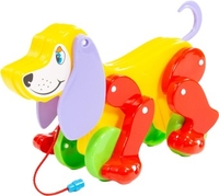 Развивающая игрушка Полесье Собака-каталка Боби 5434 - фото