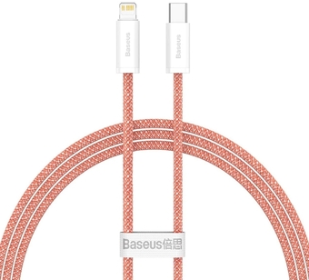 Кабель Baseus Lightning - USB Type-C CALD000007 (1 м, оранжевый) - фото