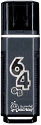 USB Flash Smart Buy Glossy series Black 64GB (SB64GBGS-K) - фото